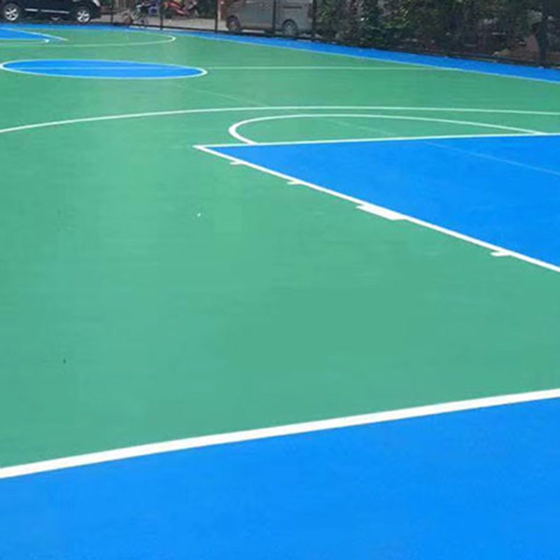 ?？谌齺喕@球場工程建設(shè)及塑膠籃球場材料廠家